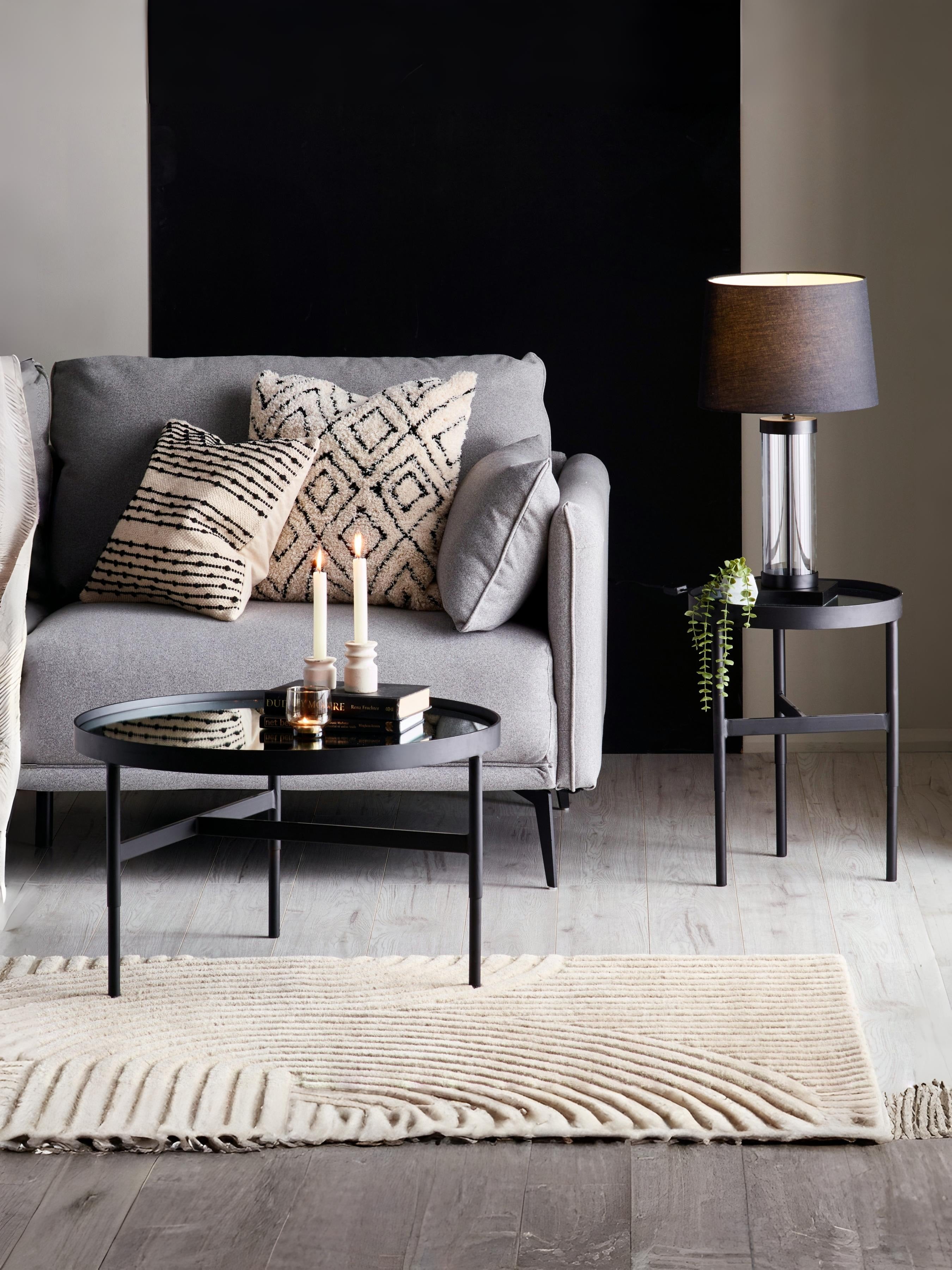 Franki Mirror Glass Coffee Table