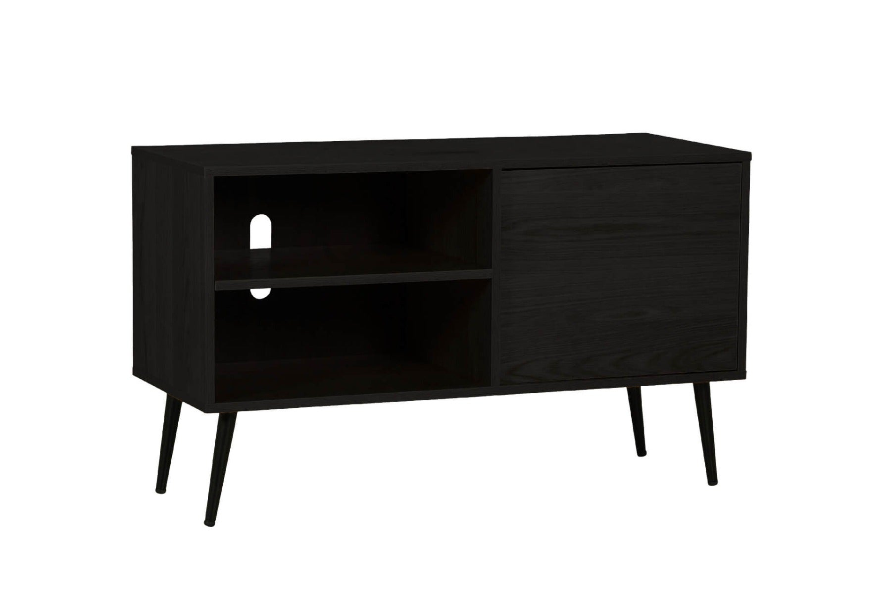 Doolin TV Unit 1000 in Black or Oak - Sleek Minimalist Design with Ample Storage - Free Nationwide Delivery
