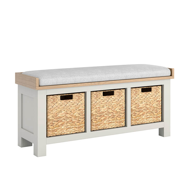 Doune Bench Seat Fabric Cushion with Storage