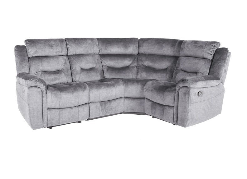 Dudley Grey Fabric Corner Sofa
