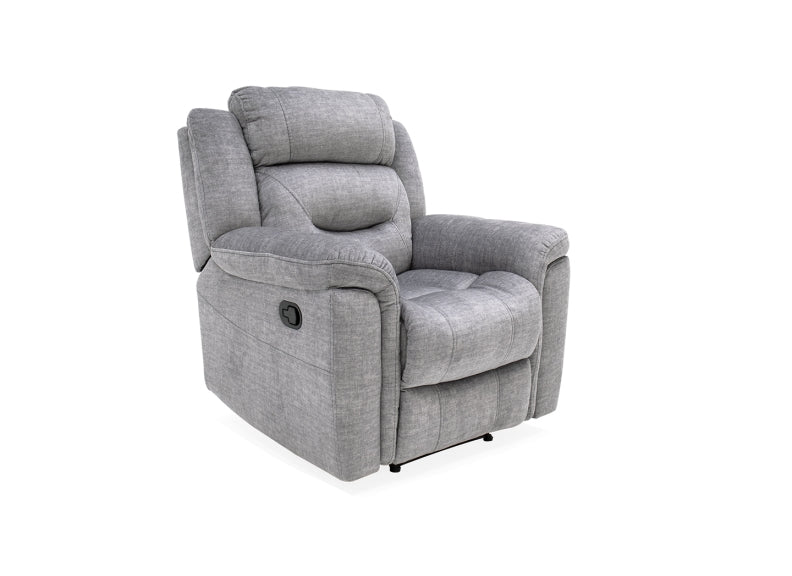 Dudley Reclining Grey Armchair