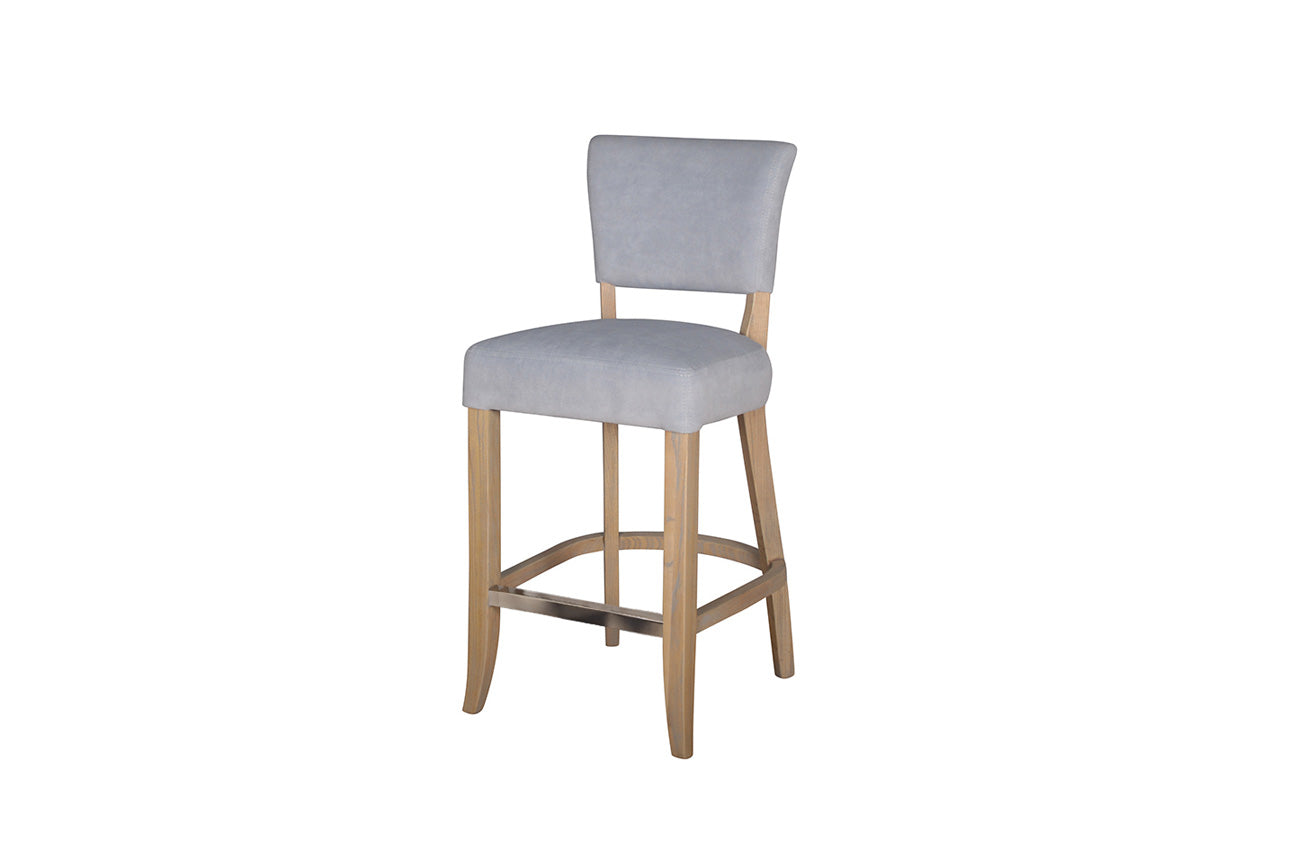 Duke Bar Stool - Light Grey
