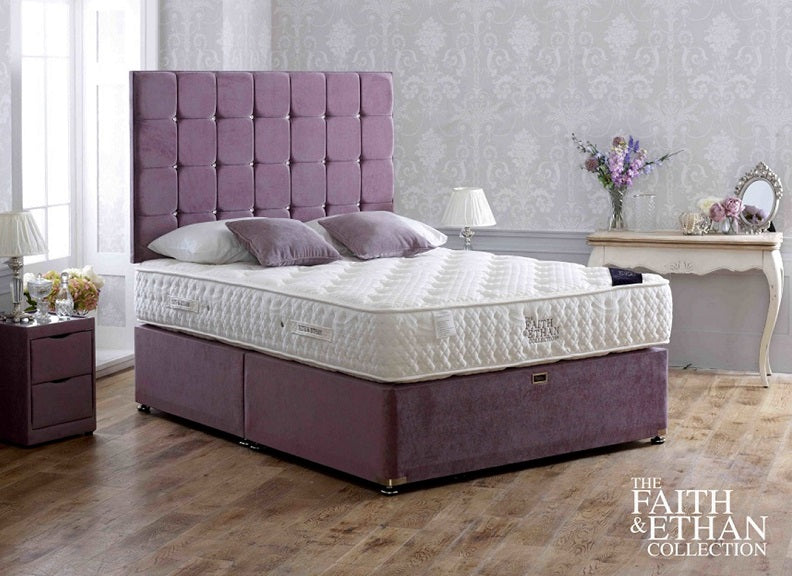 Durabeds 4 ft Standard Divan Base – Fabric Upholstery with Storage Options