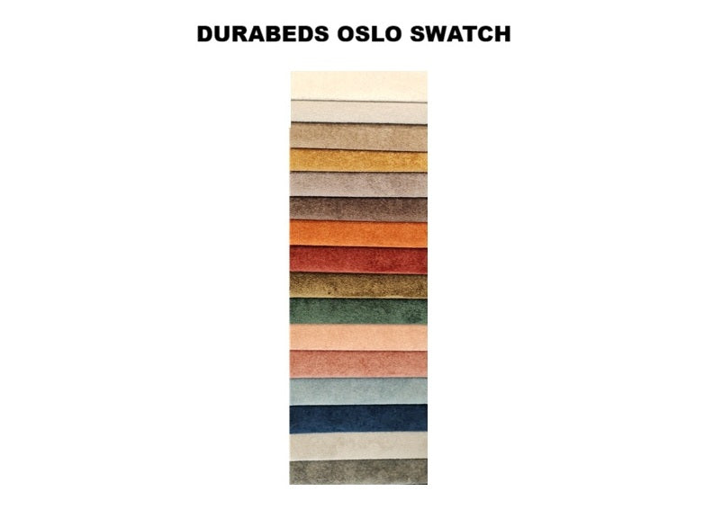 Durabeds 3 ft Standard Divan Base - Fabric Upholstery with Storage Options
