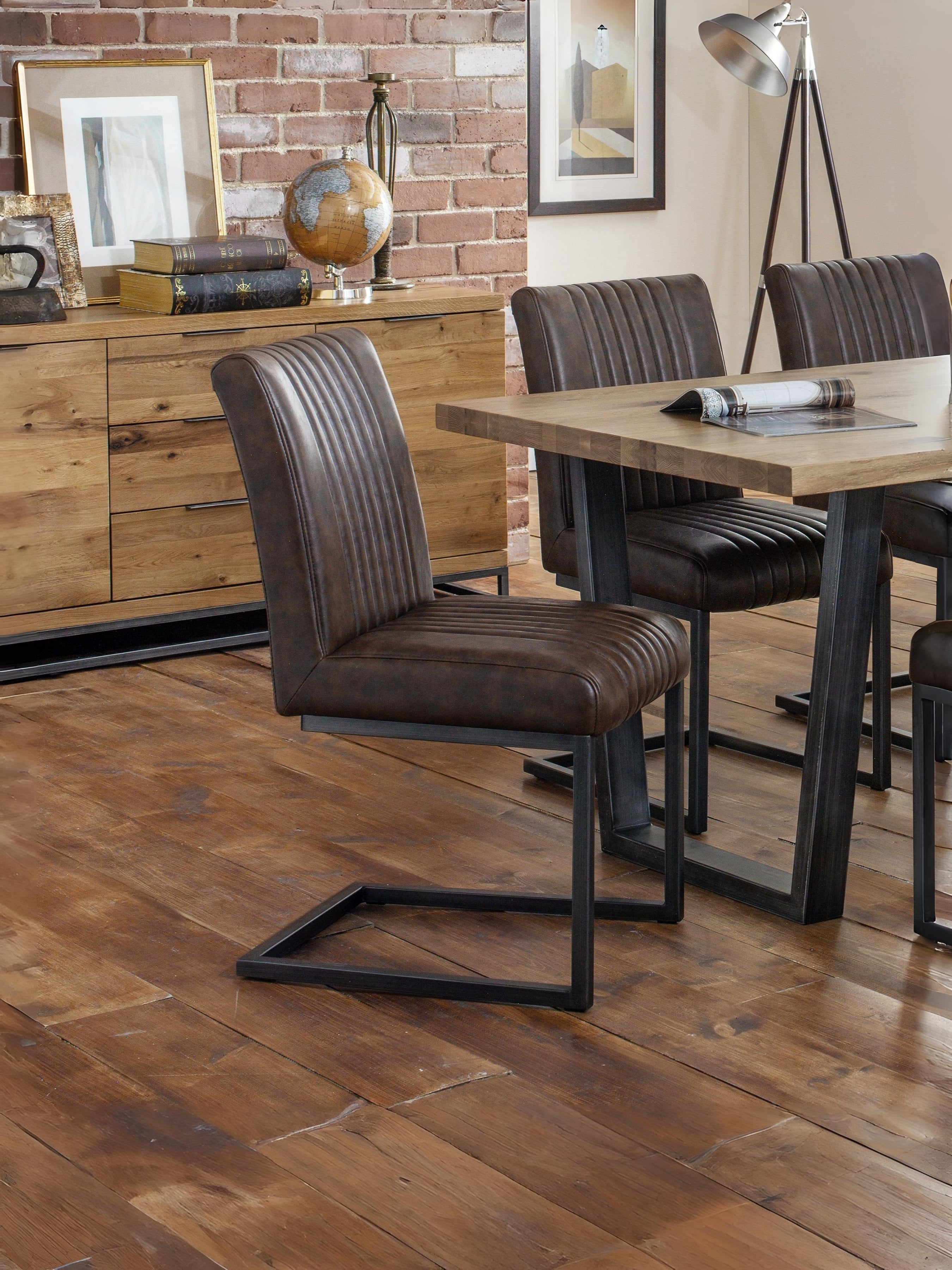 Set Of 2 Brooklyn Chairs - Brown