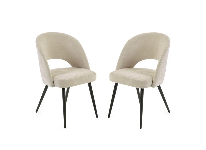 Anderson Round Glass Dining Table With Ella Dining Chairs