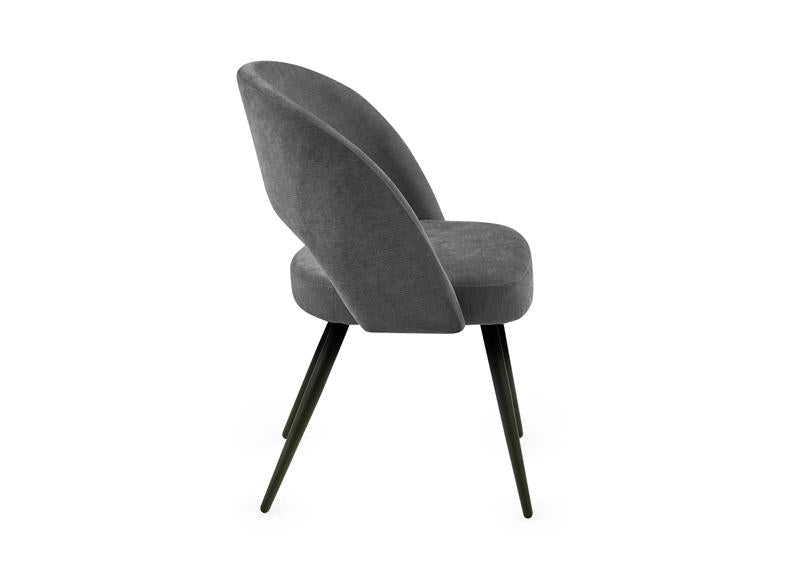 Anderson Round Glass Dining Table With Ella Dining Chairs