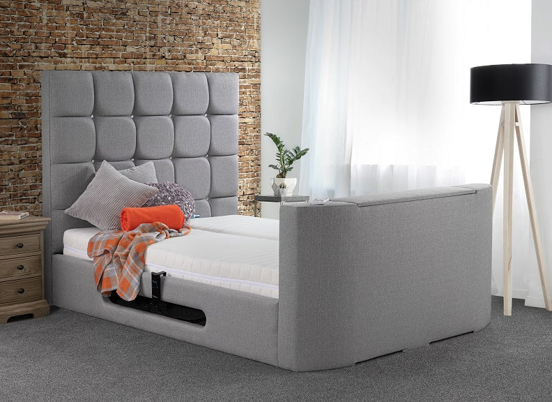 Jasmine Fabric TV Bed