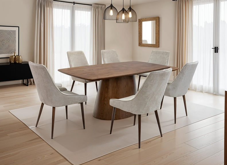 Emory Table With Jade Fabric Chairs