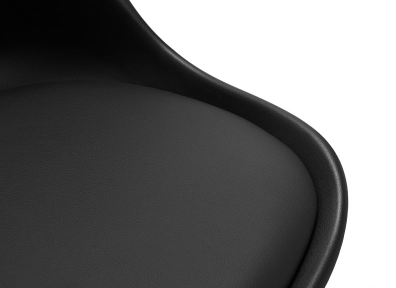 Erika Black Office Chair - seat