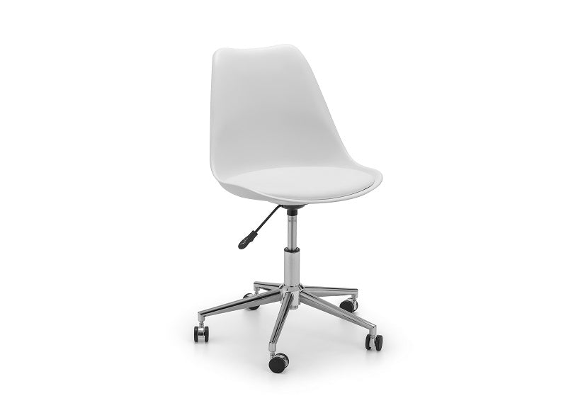Erika White Office Chair