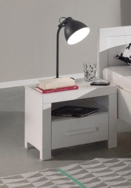 Erik Modern Nightstand with Storage Drawer