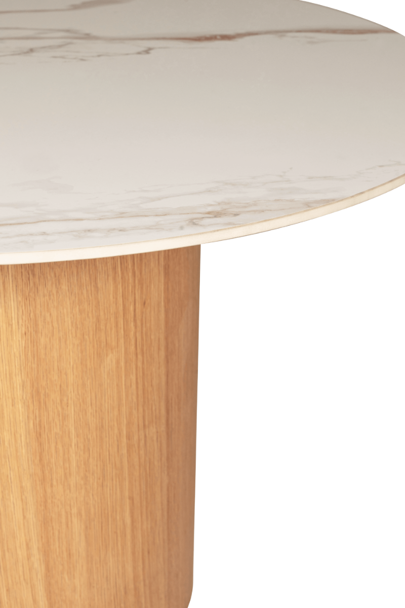 Evie Round Dining Table Sand