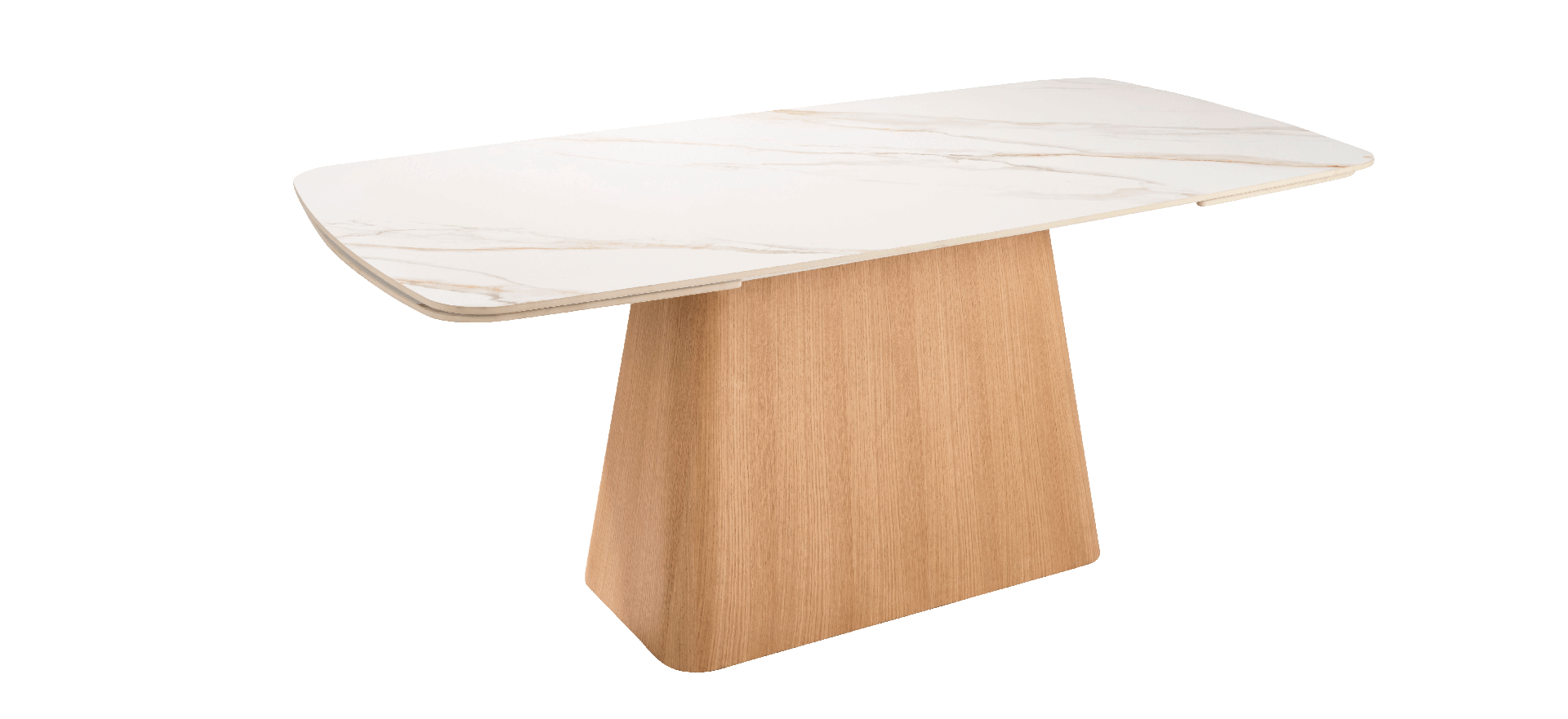 Evie Rectangle Extending Dining Table Sand