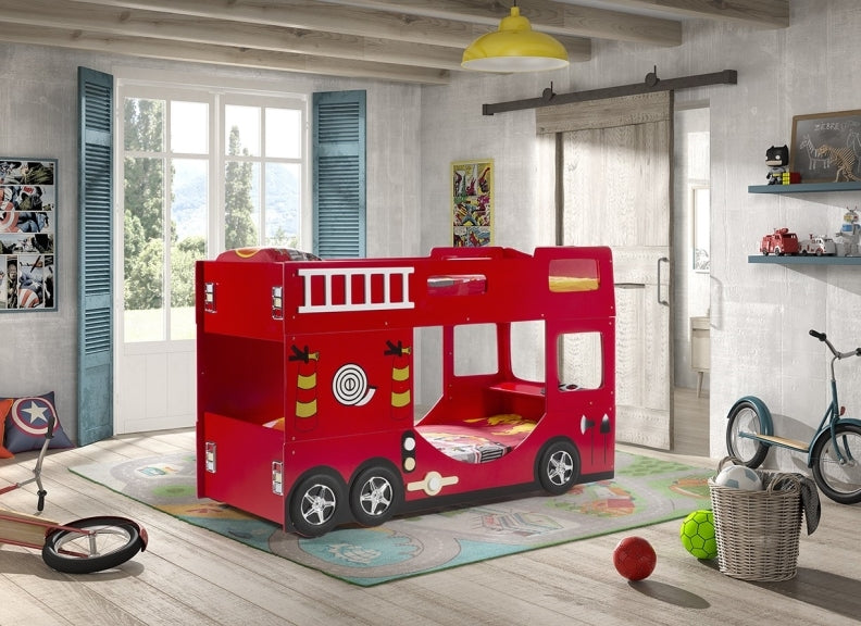 Fire Truck Bunk Bed - room - 1