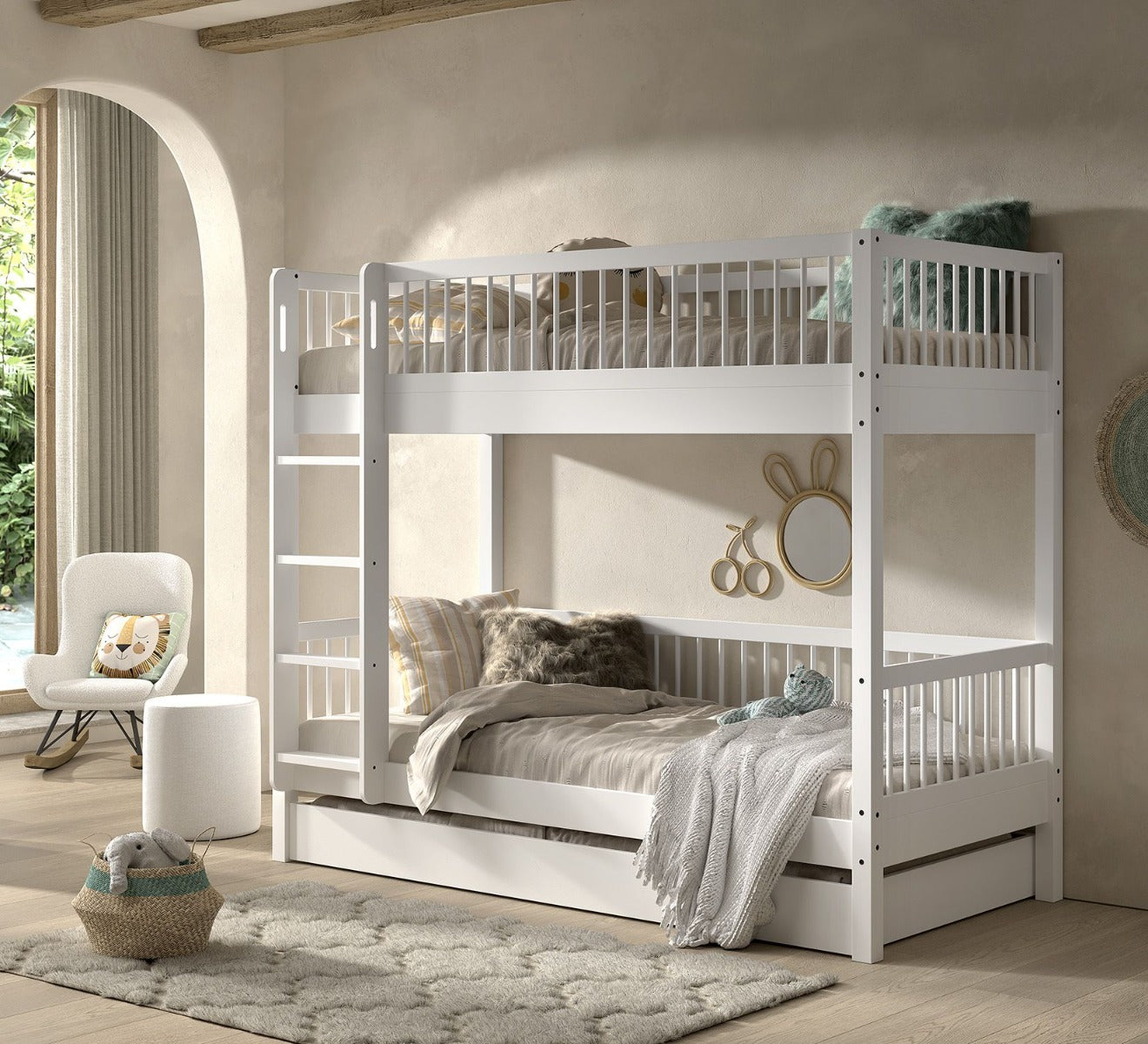 FORREST Beech Bed Drawer - Stylish Underbed Storage Solution
