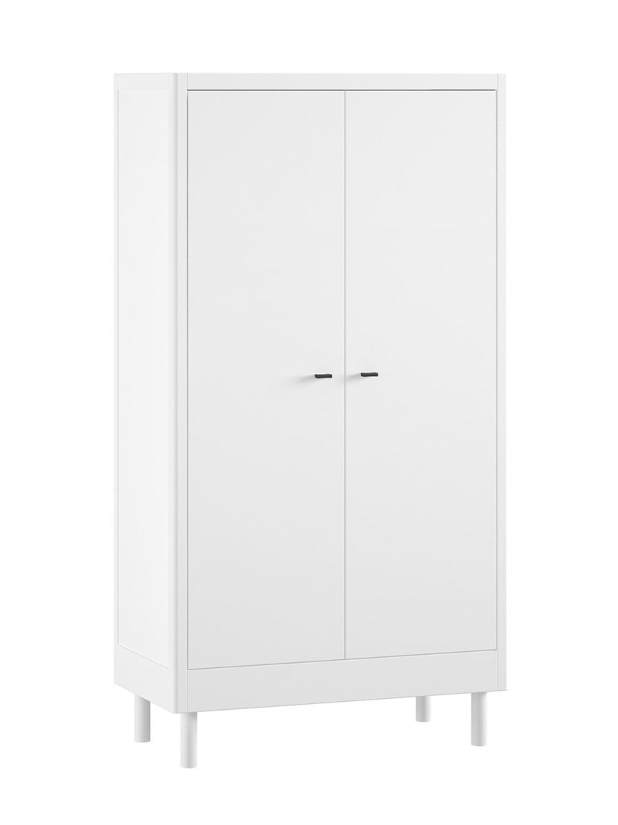 FORREST 2 Door Wardrobe in Beech White – Elegant & Durable Storage Solution | Free Nationwide Delivery by Homeline Furniture