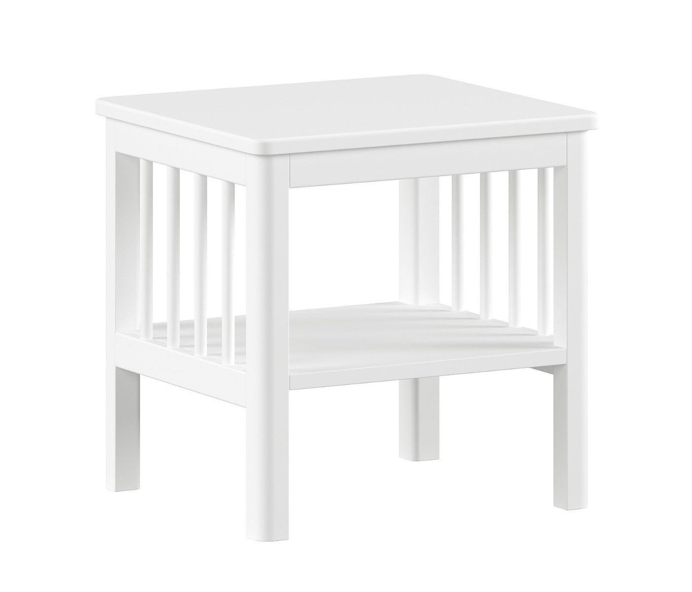 FORREST Nightstand in Beech White with 2 Storage Shelves – Elegant & Functional Bedroom Accent | Free Nationwide Delivery by Homeline Furniture