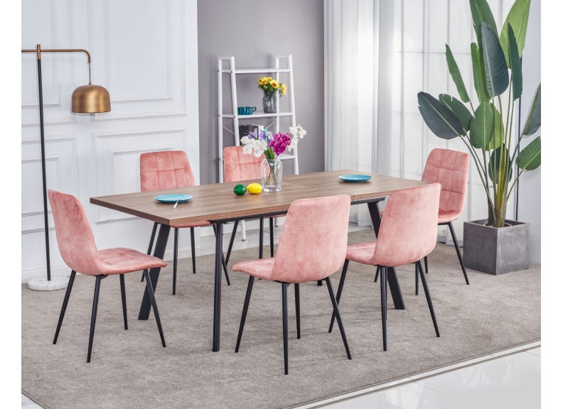 Fredrik Walnut Extending Table Room