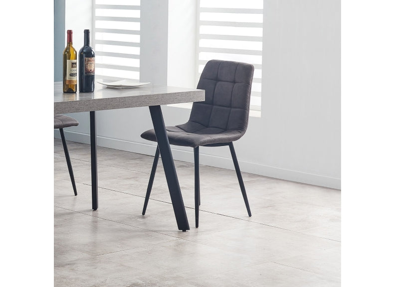 fredrik brown chair - room