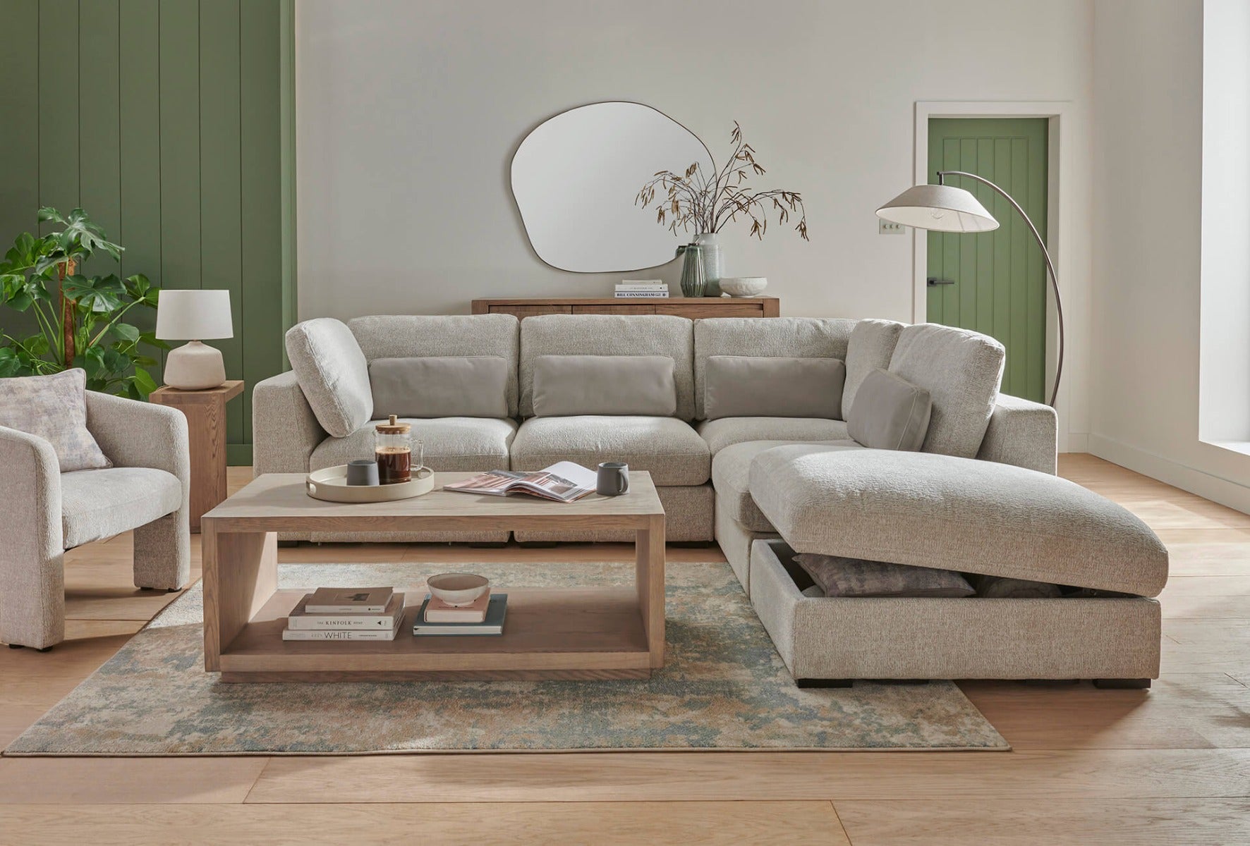 Elegant Oak Falun Coffee Table for Modern Living Spaces