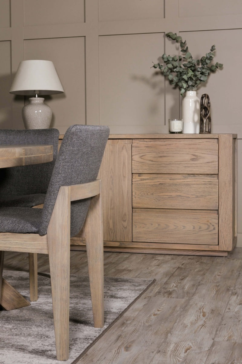 Pair of Falun Dark Grey Dining Chairs