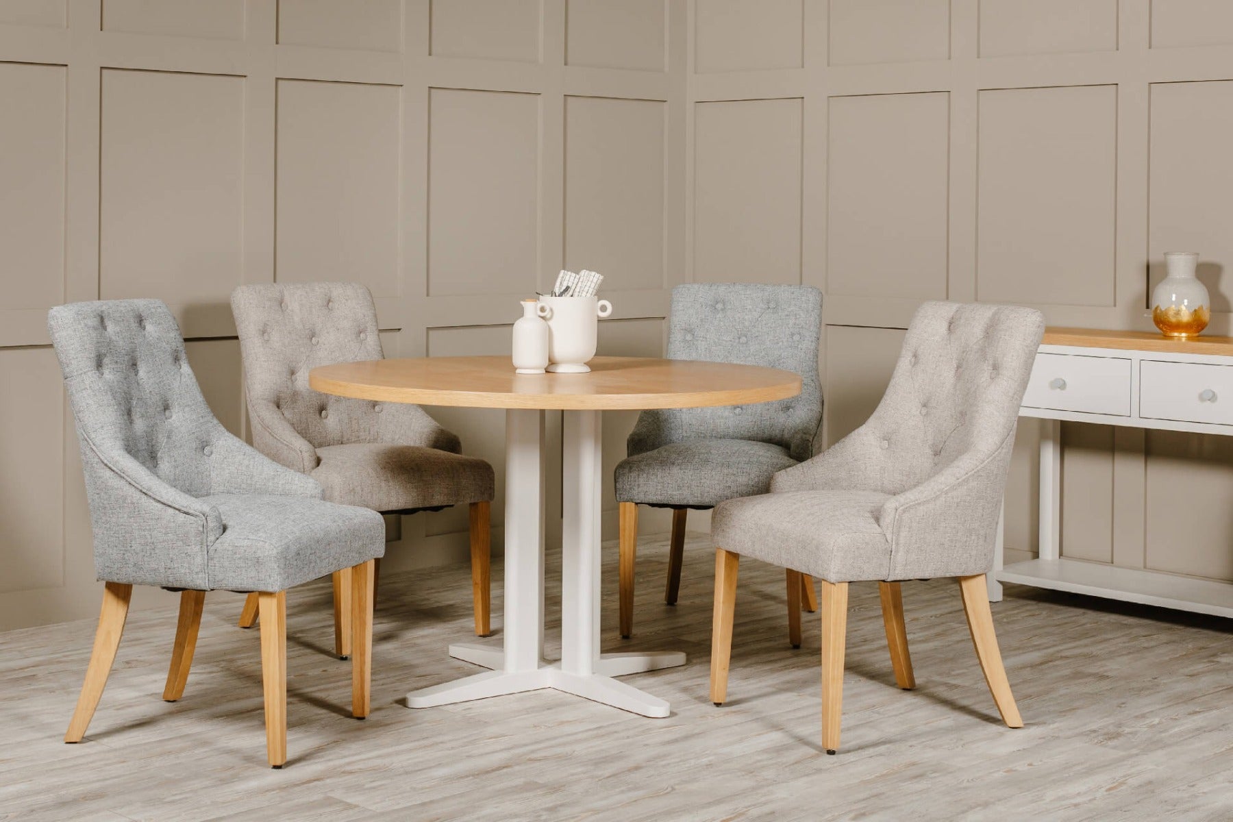 Freya Dining Table Round 1200 - Natural