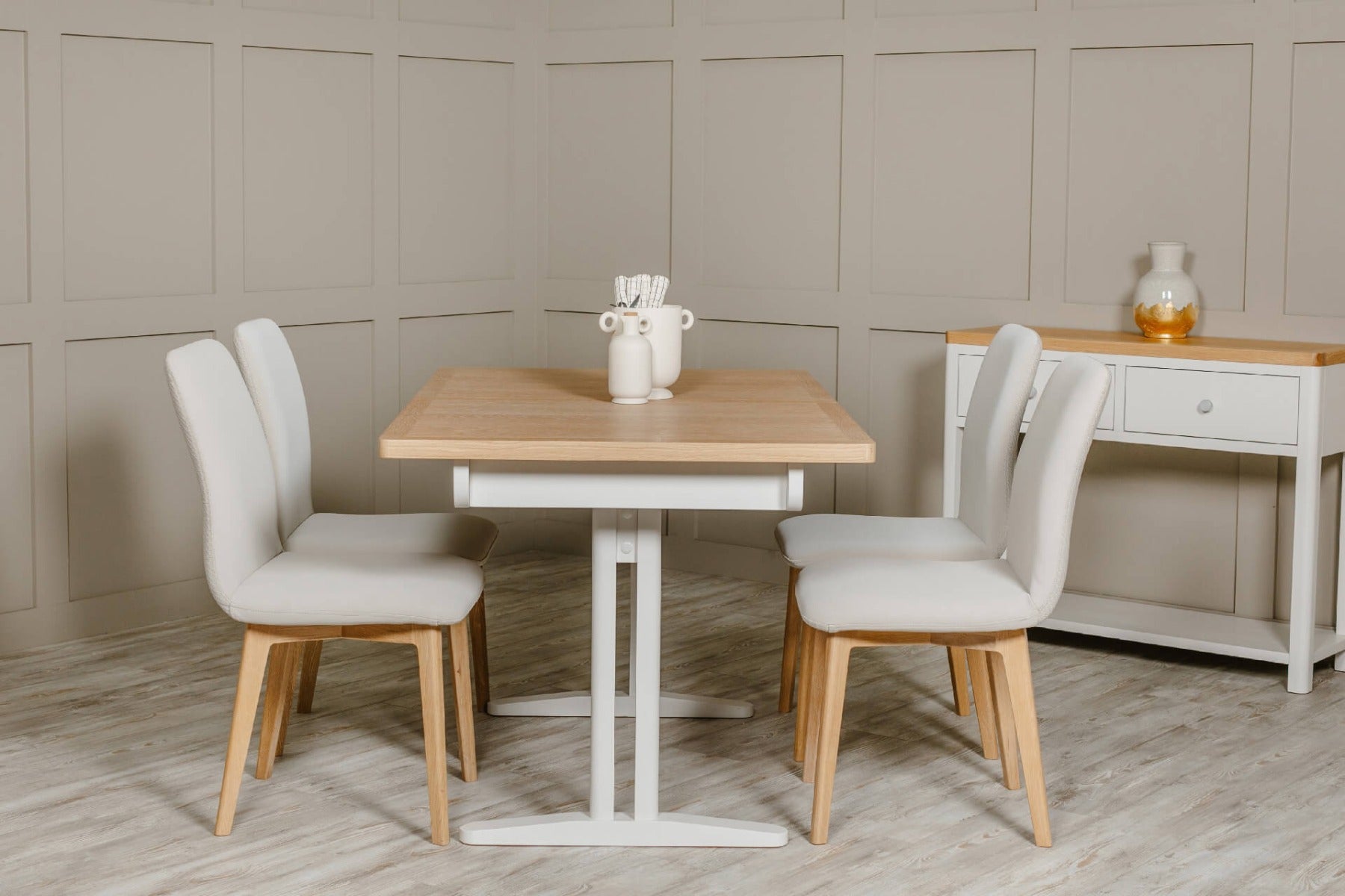 Freya Dining Table Rectangle 1400 - 1800 Natural