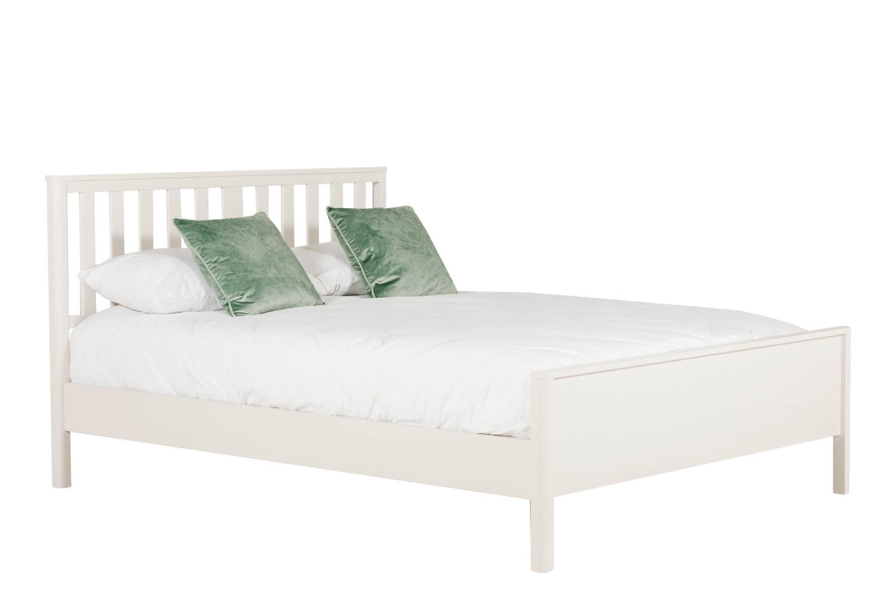 Freya 4'6 Bed-low footboard - Natural