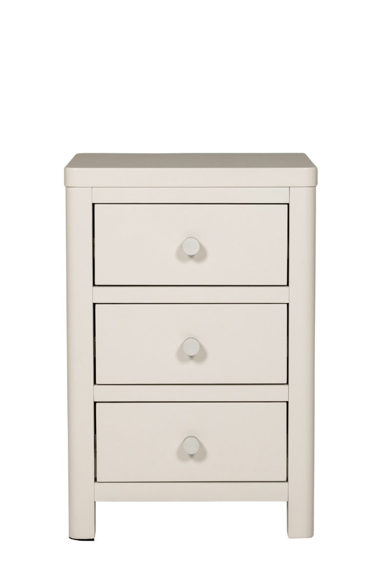 Freya Bedside Table 3 Drawer - Natural