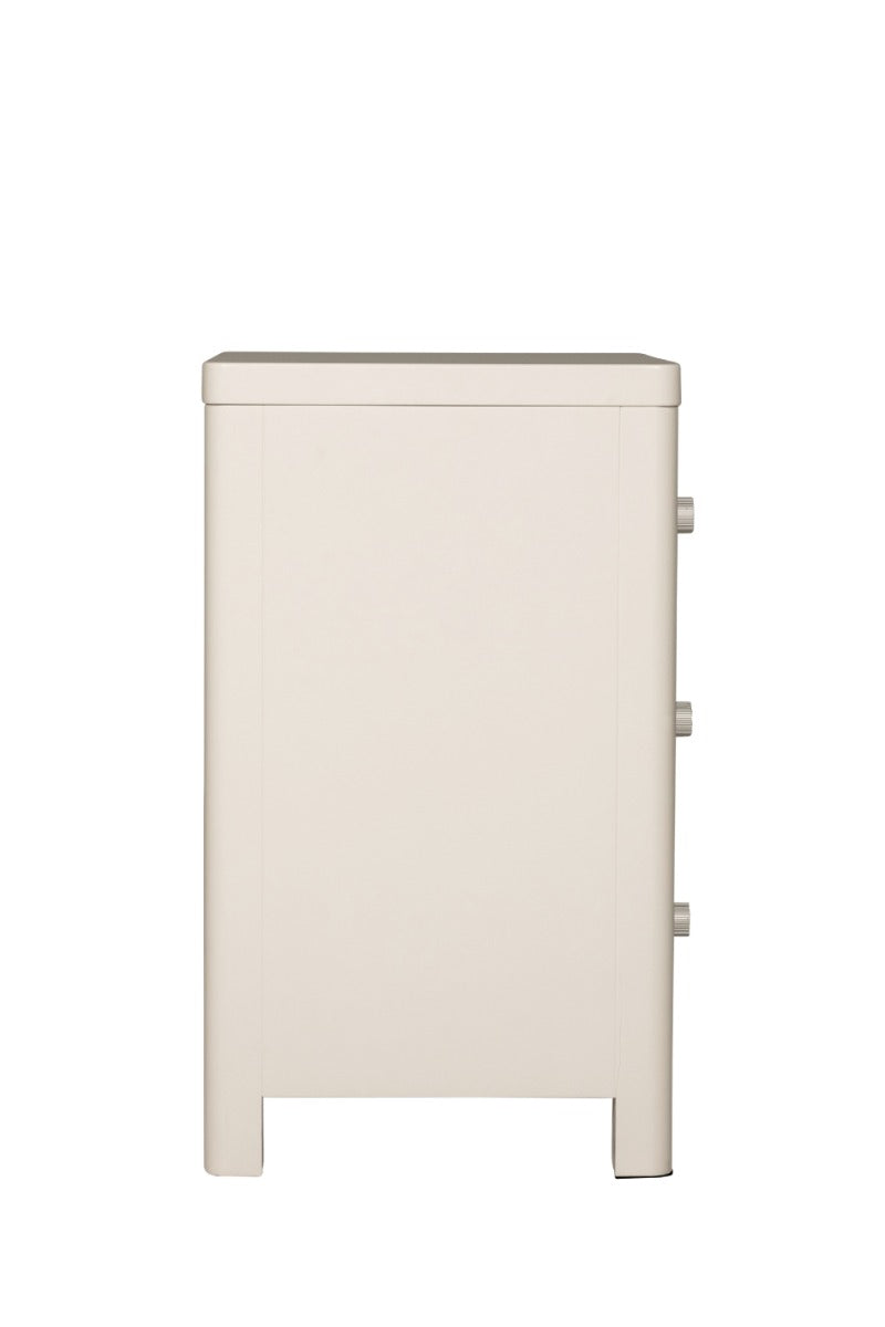 Freya Bedside Table 3 Drawer - Natural