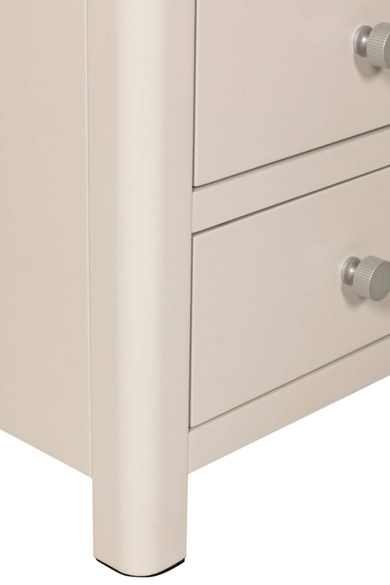 Freya Bedside Table 3 Drawer - Natural