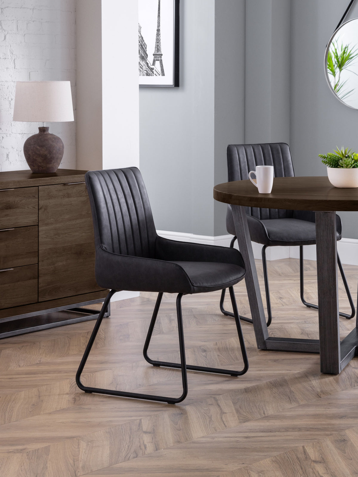 Set Of 2 Soho Dining Chairs (oos)