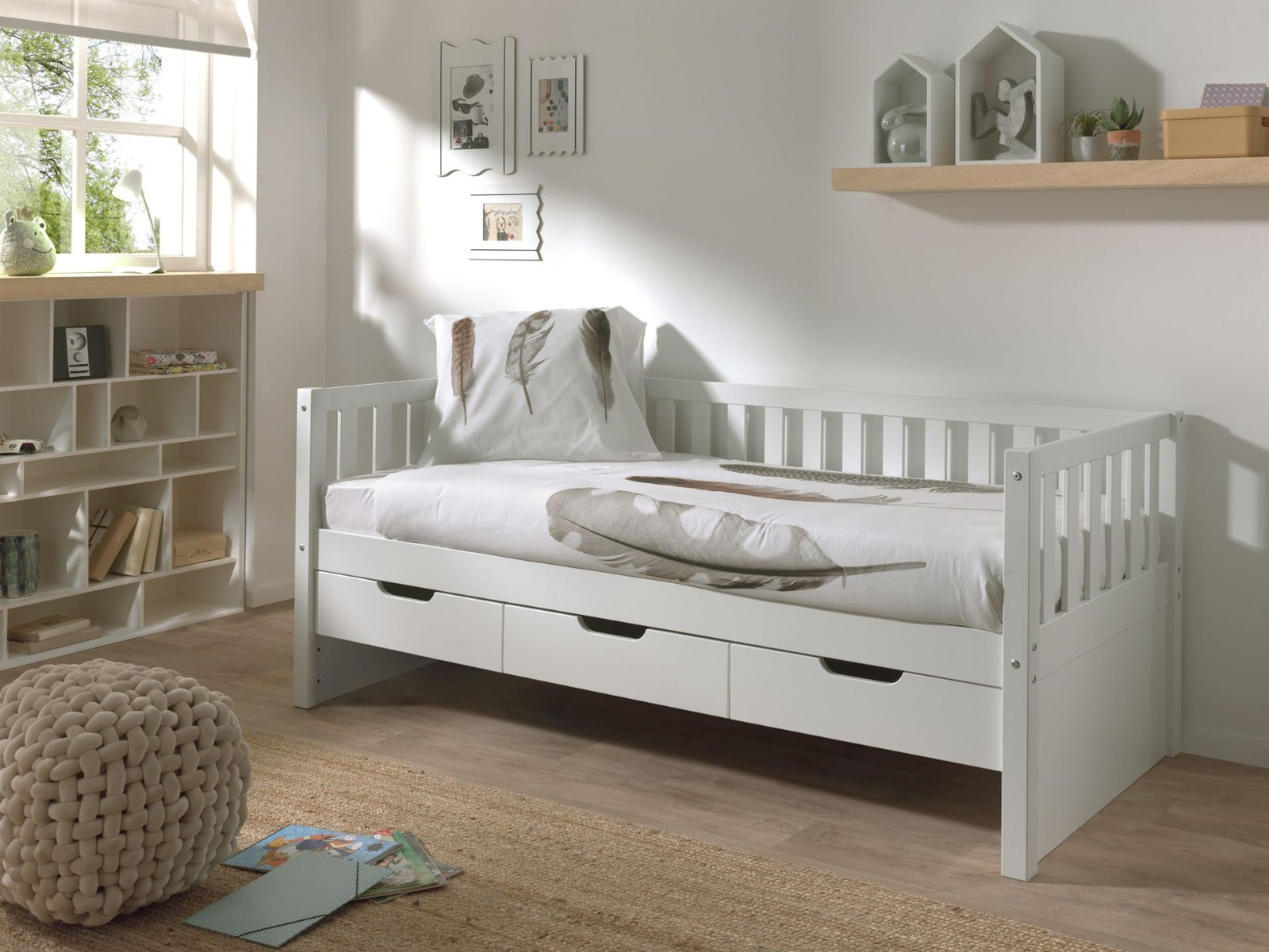 FRITZ CABIN BED (91) 90 X 200 CM WHITE