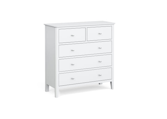 Hampstead White 2+3 Chest Of Drawers