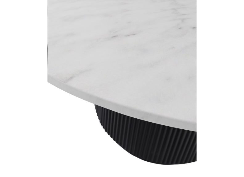 Lucas Round Table - marble top - detail