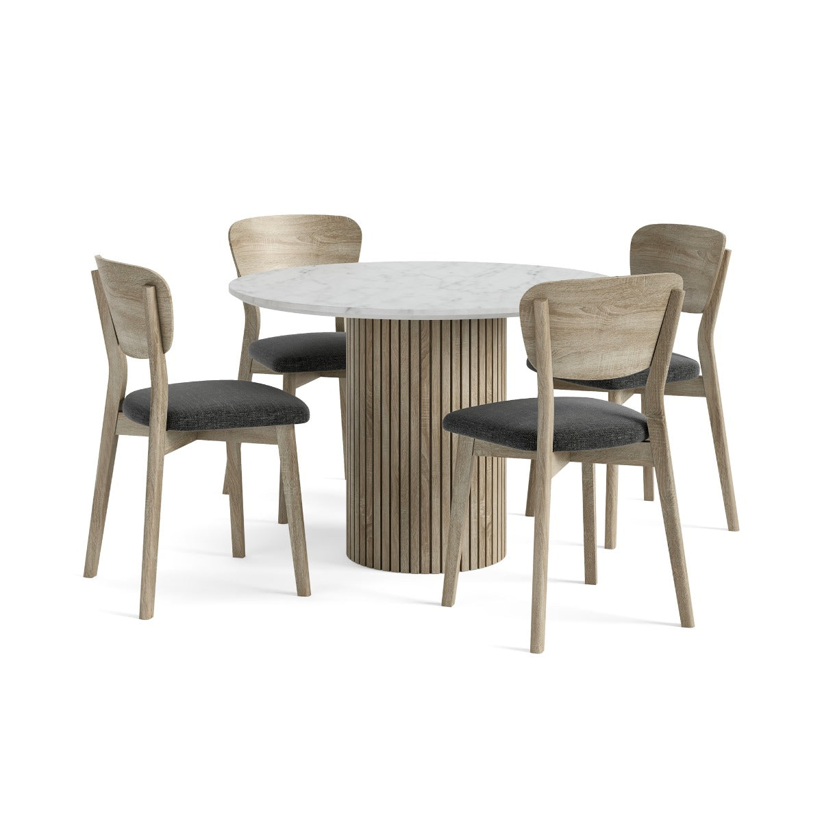 Enzo 1100mm Round Dining Table - Base Only