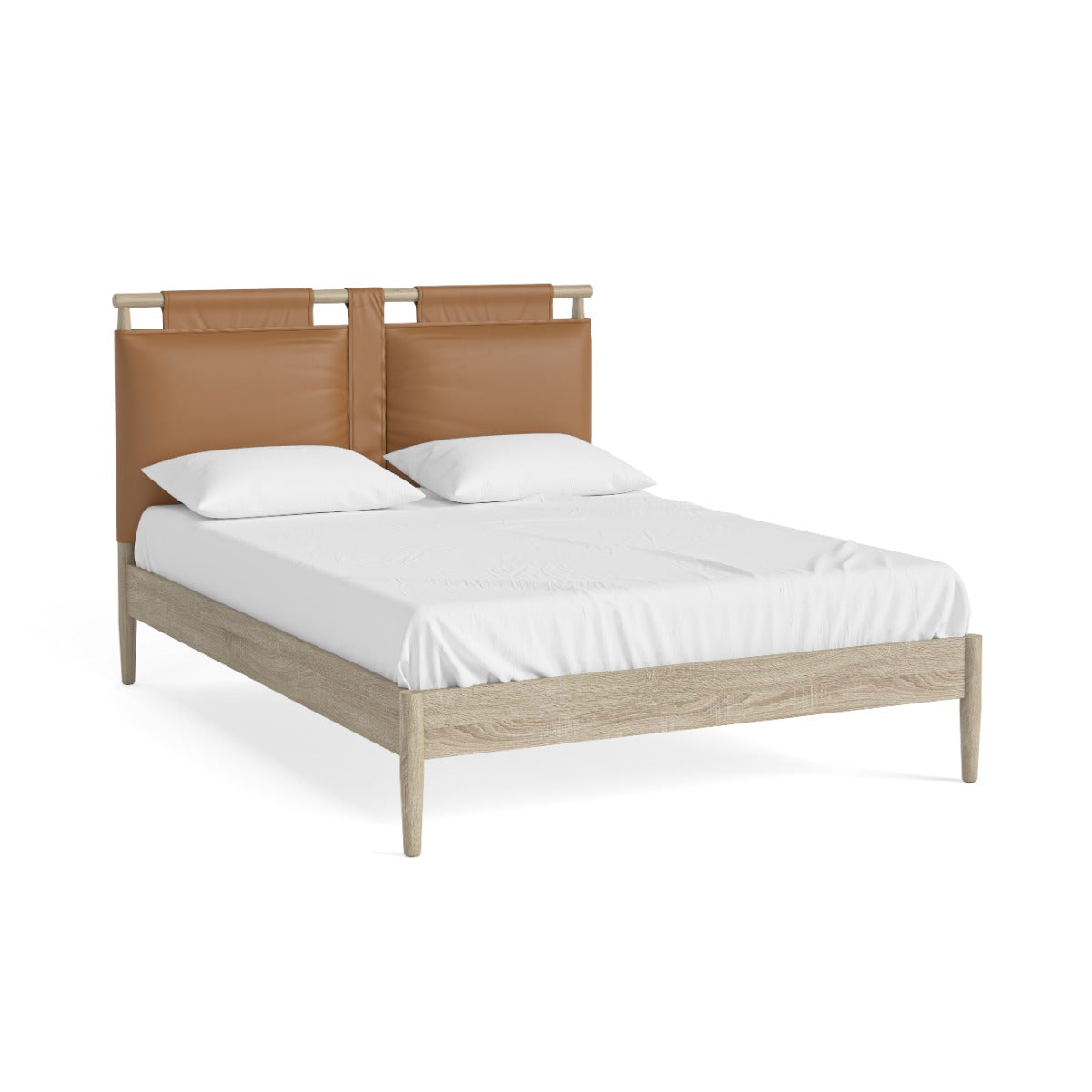 Enzo 4ft6 Headboard Cushion - Tan