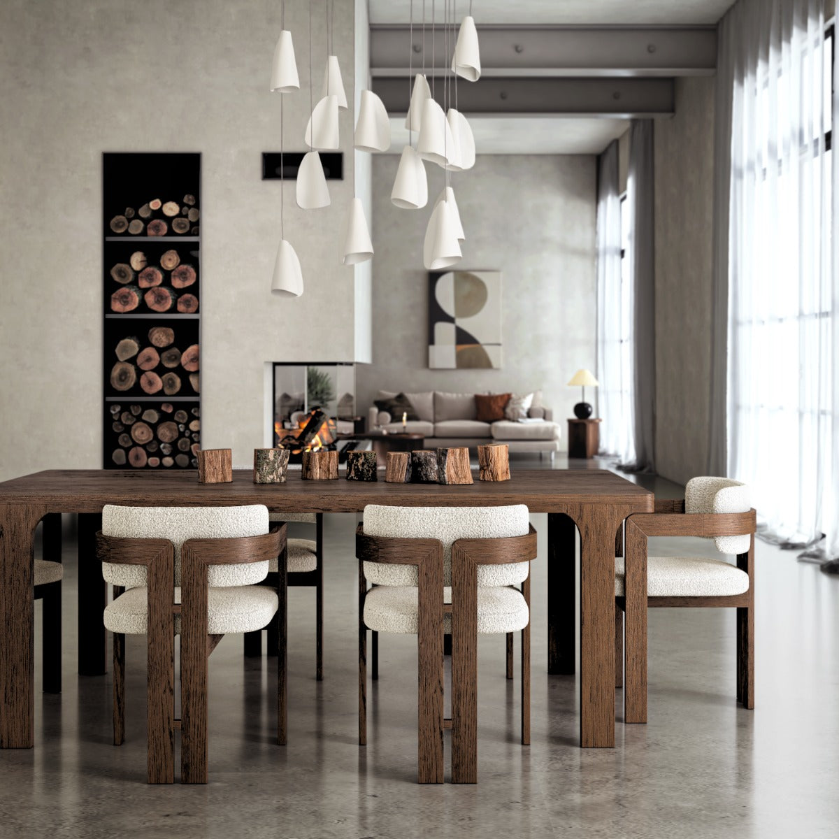 California SMALL FIXED DINING TABLE
