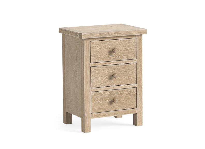 Modern Country Oak Bedside Table – Compact & Stylish Storage | Free Nationwide Delivery by Homeline Furniture