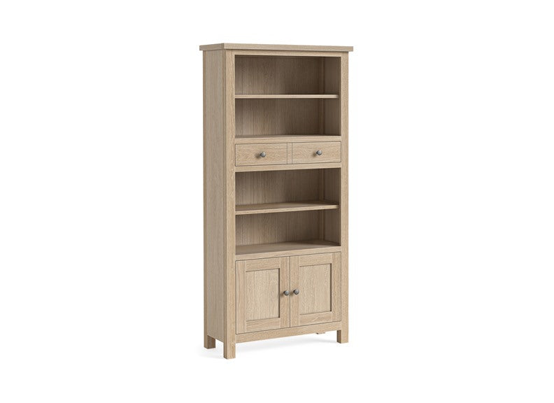 MODERN COUNTRY OAK DISPLAY UNIT__ FREE NATIONWIDE DELIVERY BY HOMELINE FURNITURE