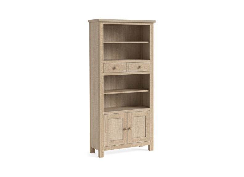 MODERN COUNTRY OAK DISPLAY UNIT__ FREE NATIONWIDE DELIVERY BY HOMELINE FURNITURE