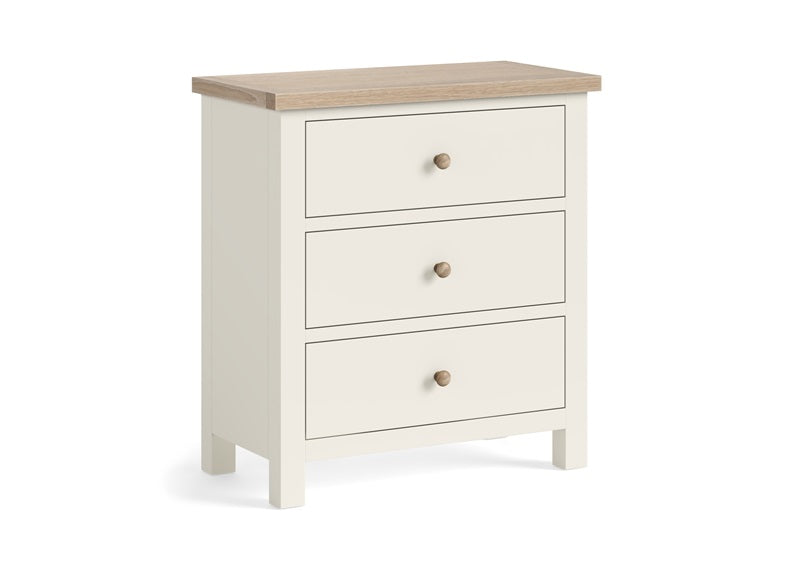 MC Coconut 3 Drawer Chest - wooden handles