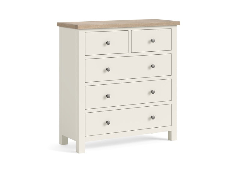 MODERN COUNTRY COCONUT CHEST 2 OVER 3__ FREE NATIONWIDE DELIVERY BY HOMELINE FURNITURE