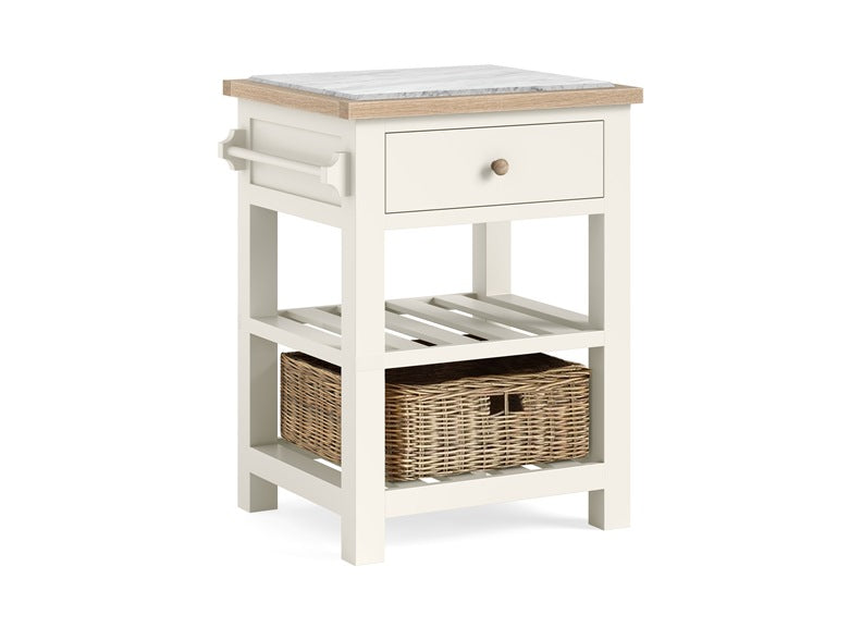 MC Coconut Small Kitchen Island - wooden handle