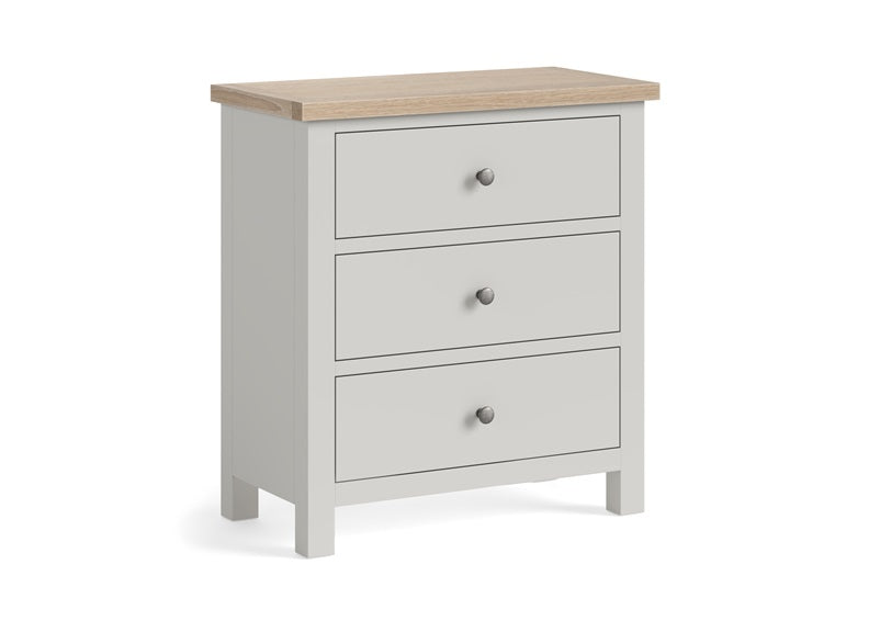 MC Grey 3 Drawer Chest