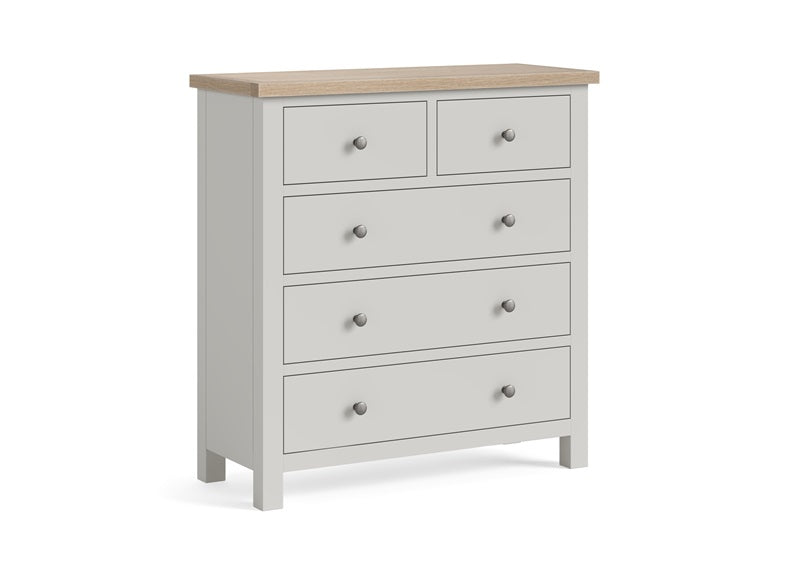 MC Grey 2+3 Chest - metal handles