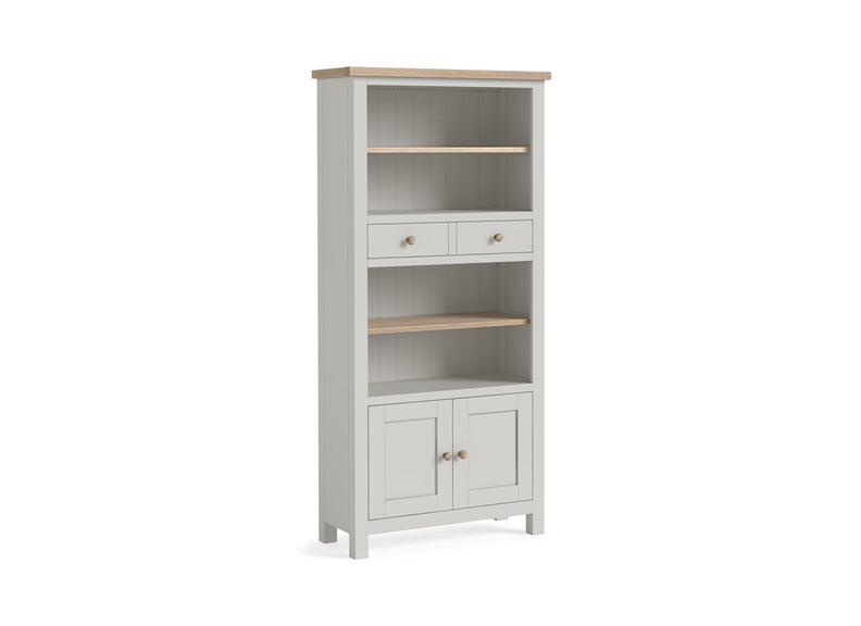 MC Grey Display Stand - wood handles