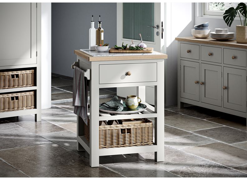 MC Grey Small Kitchen - Island Room