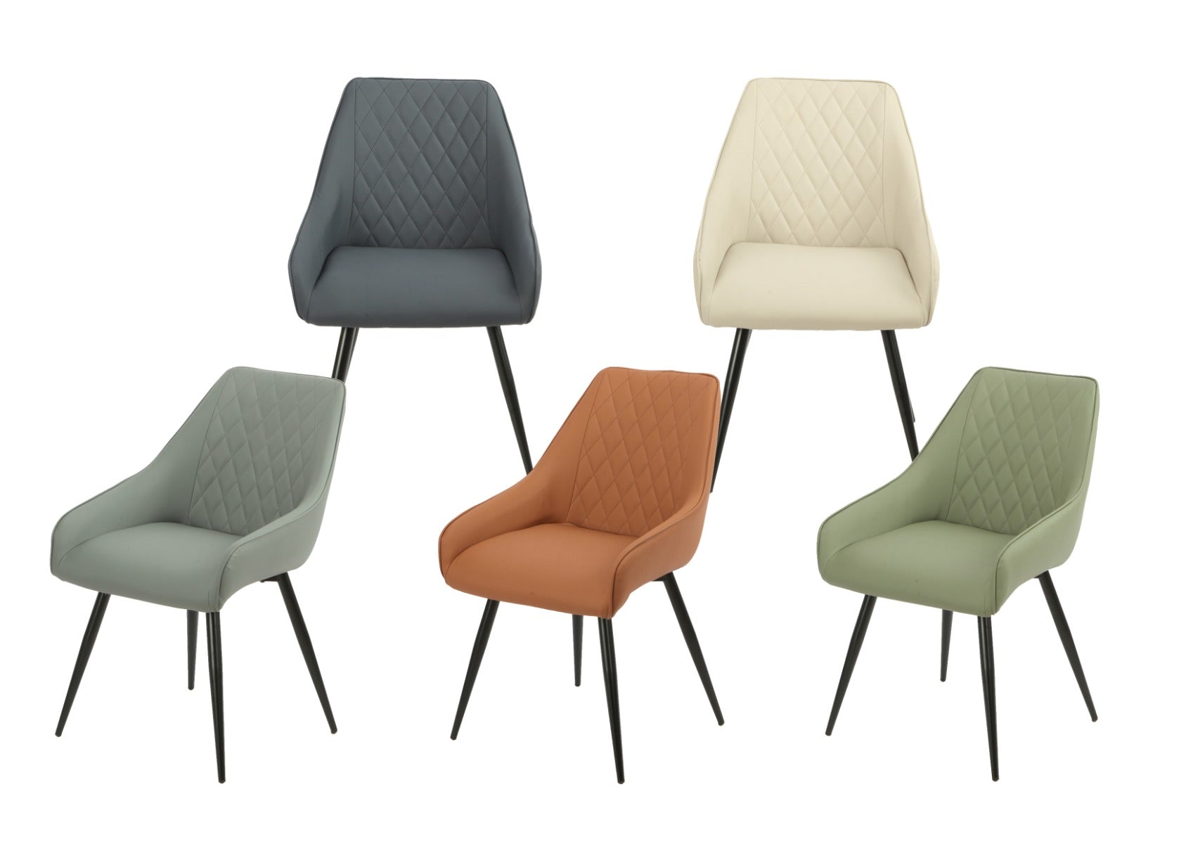 Gabriel Dining Chair Taupe Swivel